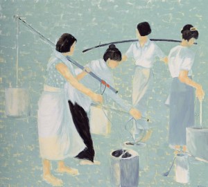 Water of Life 2003 - Oil on canvas 95 x 85cm (sold)