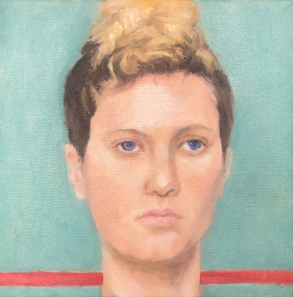 Serena 2023. Oil on canvas 20 x 20cm