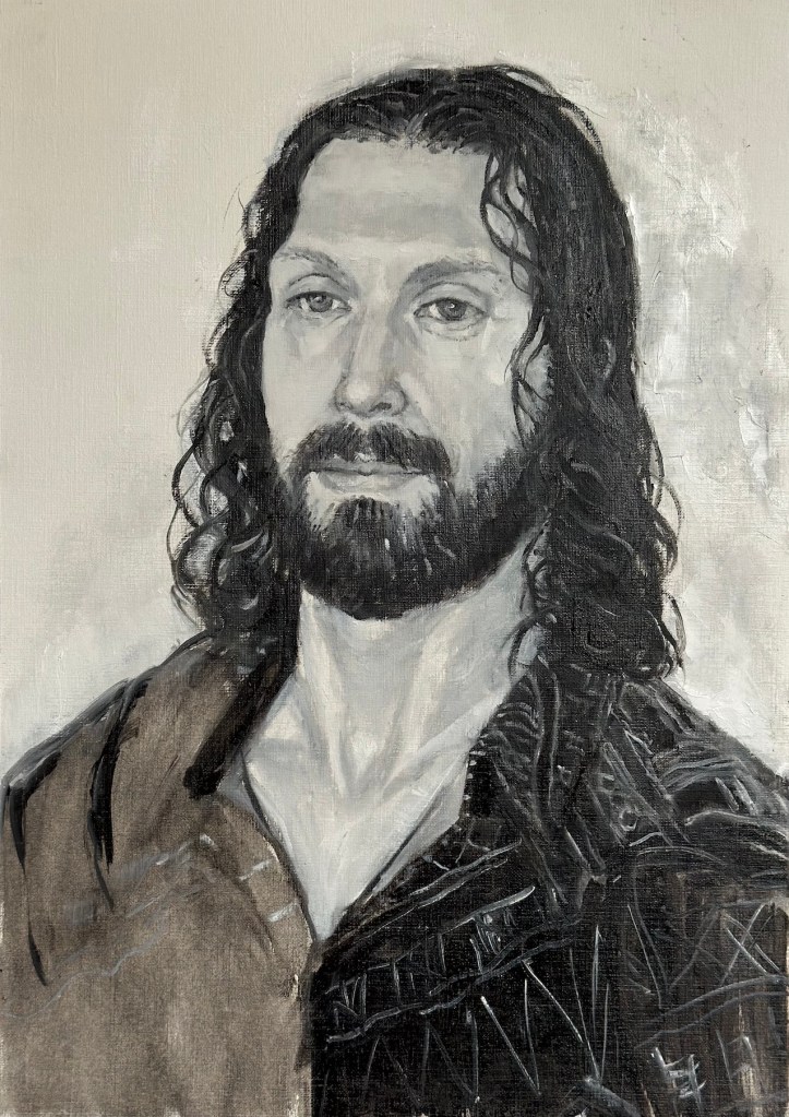 David with his Fijian shirt